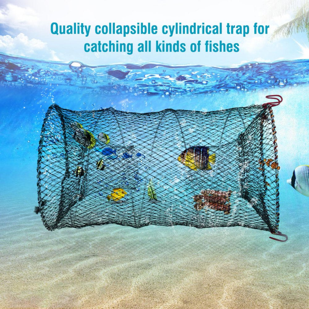 TOPINCN Foldable Lobster Crayfish Crab Crawfish Shrimp Fish Trap Cage Fishing Net,Fish Net