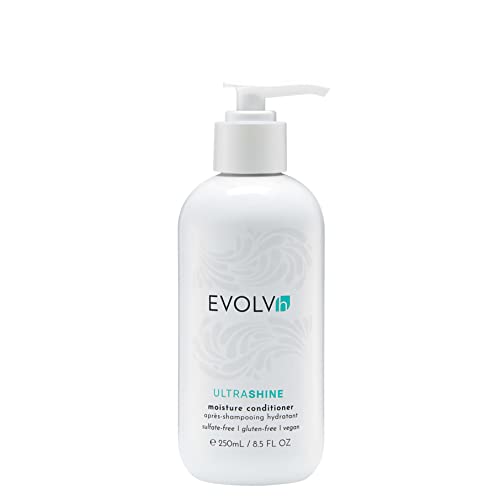 EVOLVh - Natural UltraShine Moisture Conditioner | Vegan, Non-Toxic, Clean Hair Care (8.5 fl oz | 250 mL)