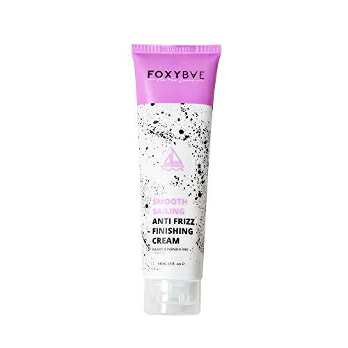 FoxyBae Smooth Sailing Anti-Frizz Finishing Cream - Eliminates Frizz - Replenish & Revive Hair - Sulphate, Paraben, Cruelty-Free Hair Smoothing Cream - Hair Styling Cream For Women & Men, 5 fl oz