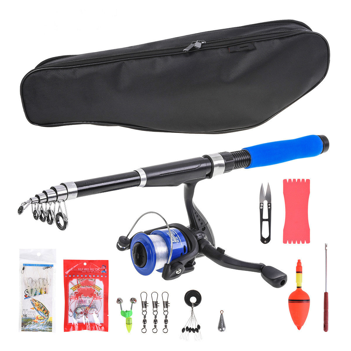 A Complete Set Of Multi-functional Light Fishing Rod Imported From Japan - Blue Force Sports