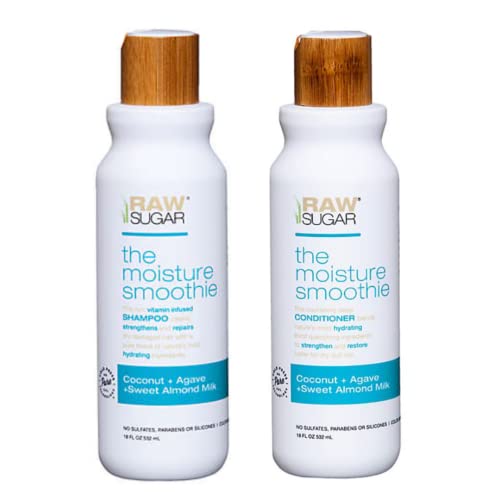 Raw Sugar Coconut + Raw Honey + Sweet Almond Milk Shampoo & Conditioner Set of 2 (Each 18 FL OZ)