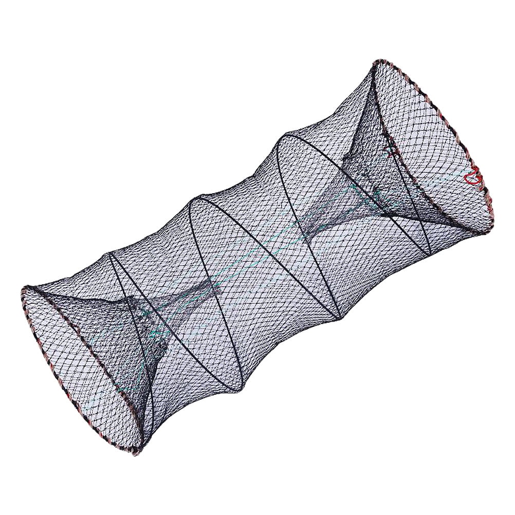 5 Count Shrimp and Crab Cage Crawfish Trap Collapsible Fishing Net Lobster Cast