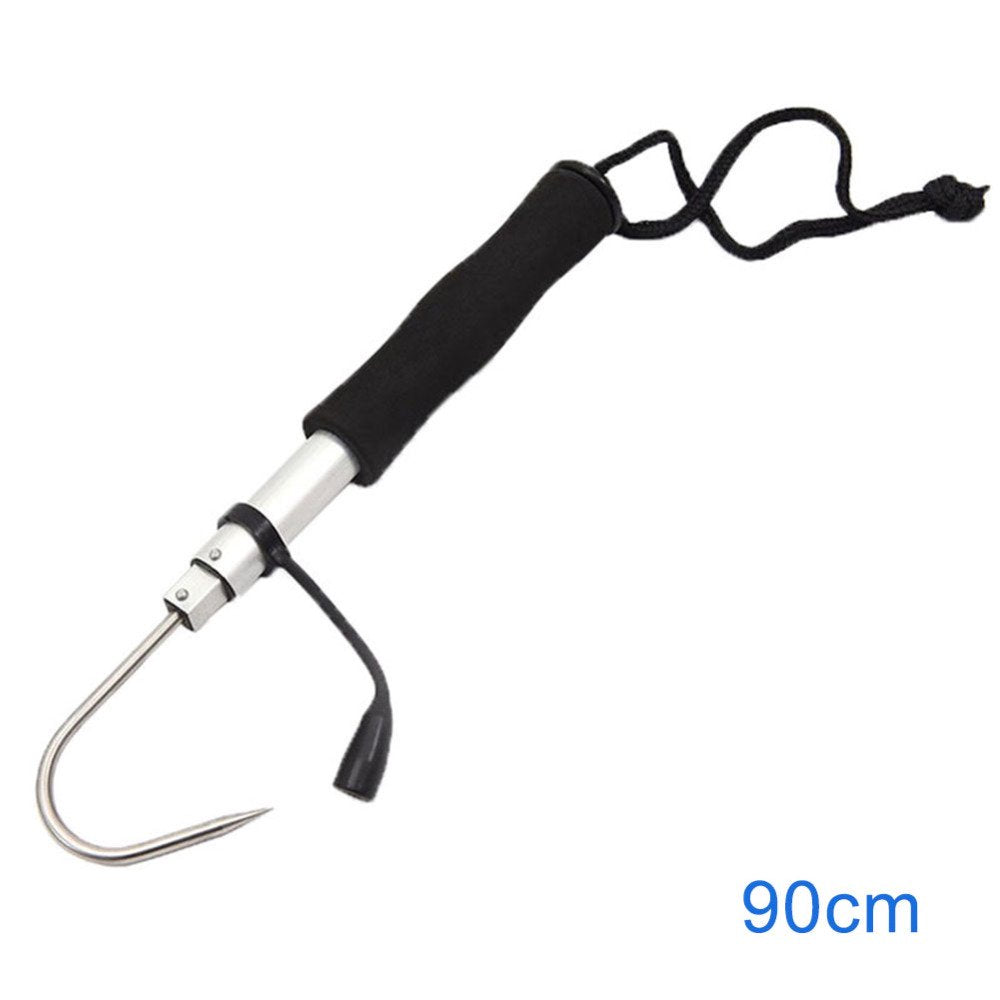 Ice Fishing Gaff Hook Telescopic Fish Gaff Stainless Fishing Spear Hook Hand Gaffs New
