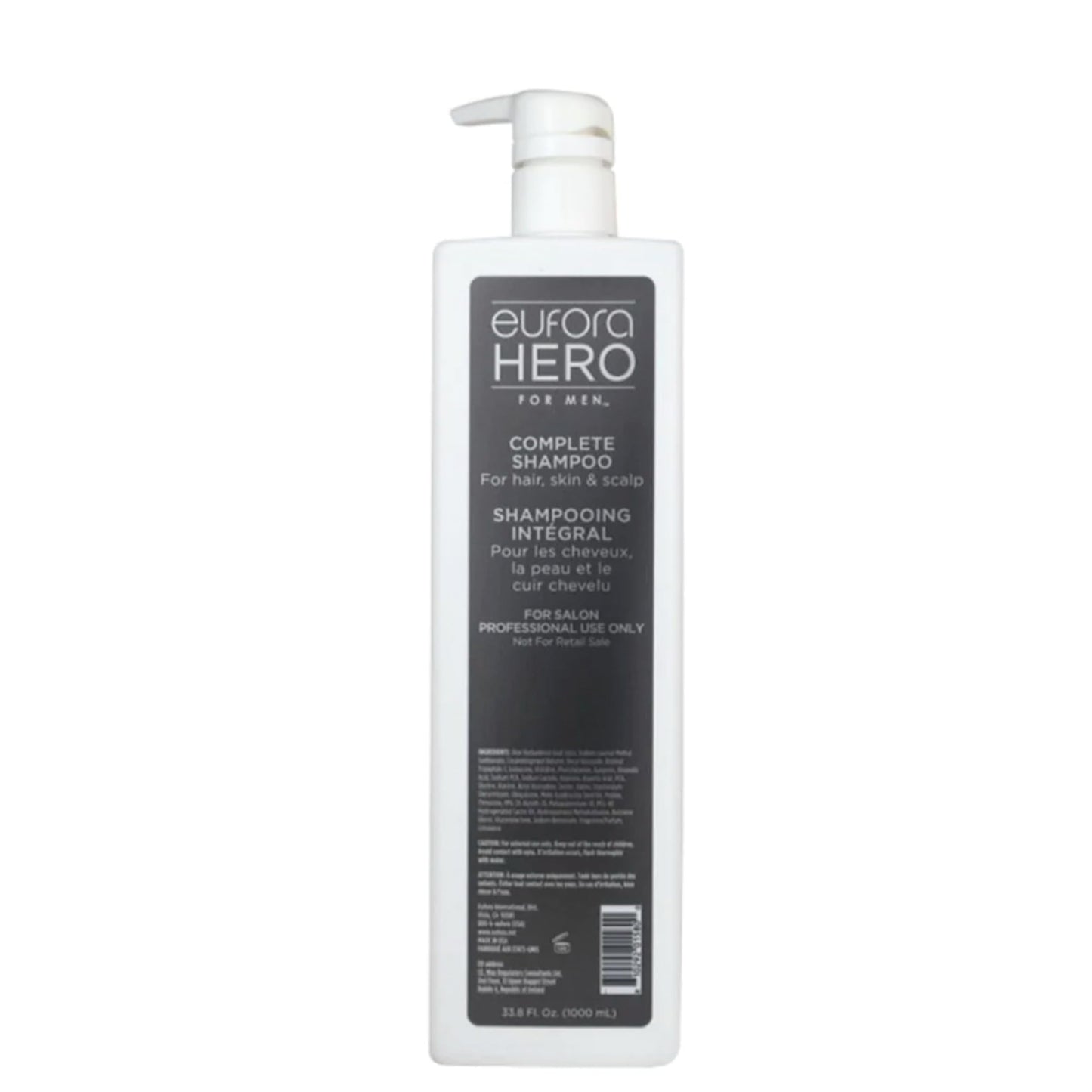 Eufora Hero For Men Complete Shampoo 33.8 Fl.Oz