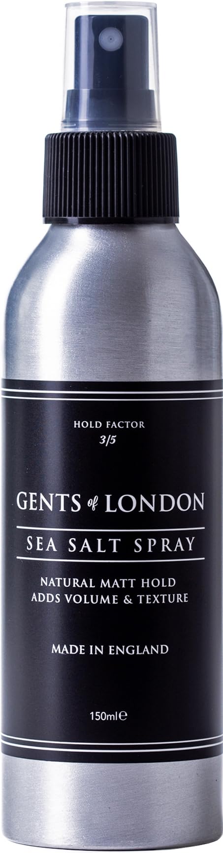 GENTS OF LONDON Sea Salt Spray For Men, Natural Matte Finish, Thickening, Volumizing 5 Fl Oz.