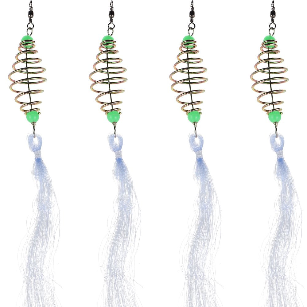 4 Pcs Saltwater Fishing Cast Net Bait Trap Fish Throw Net Freshwater Casting Net