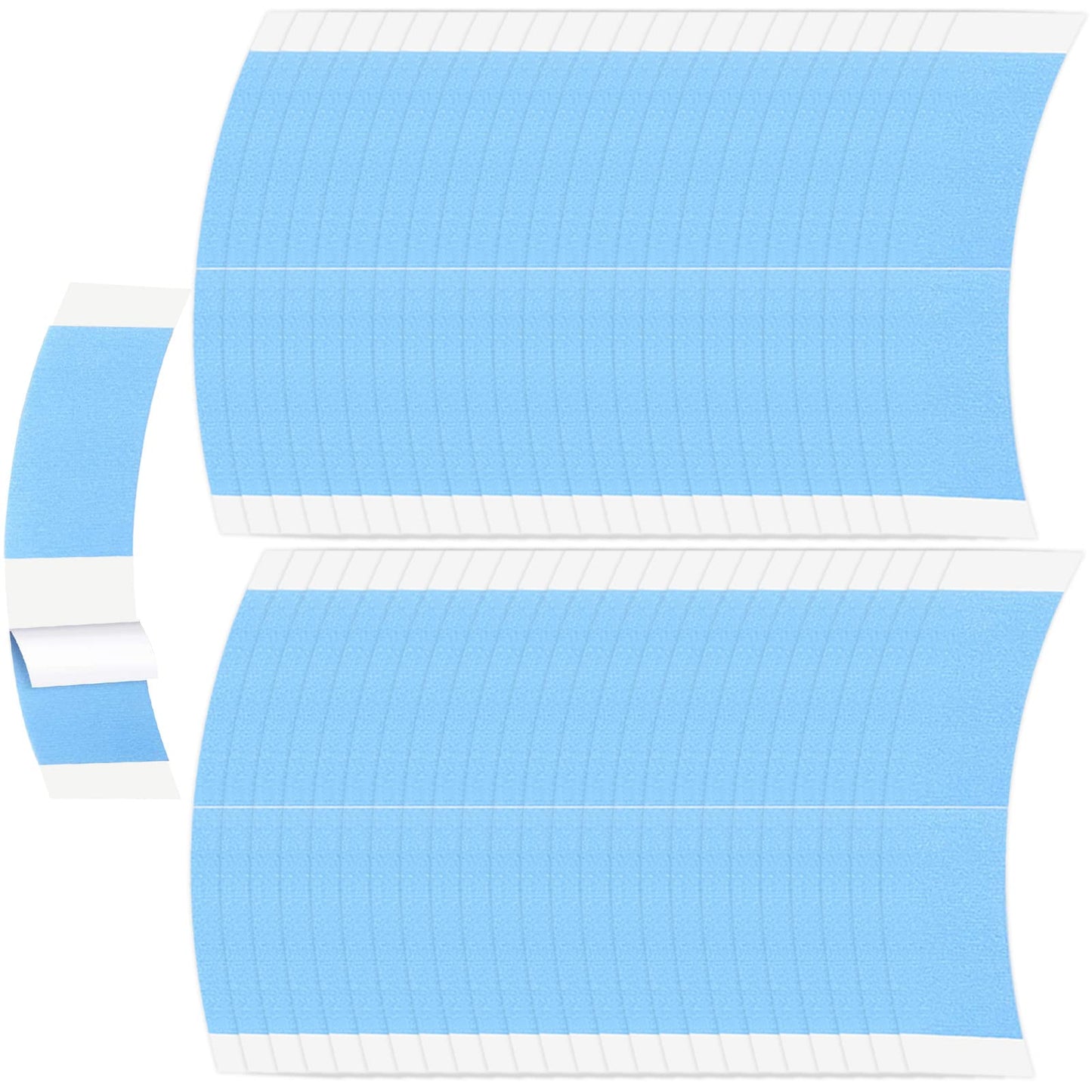 Kachanaa 48 Pieces Wig Tape for Lace Wigs Water-Proof Double Sided Adhesive Wig Glue for Lace Front Wig Lace Tape for Wigs Hairpiece and Hair Extention (Blue)