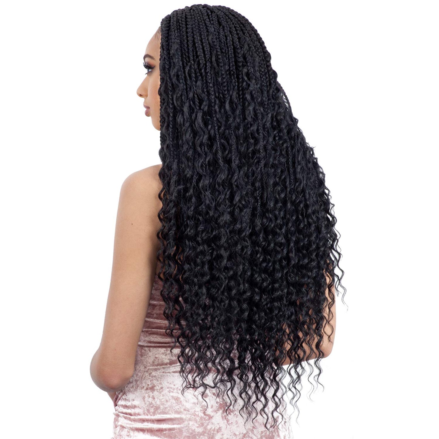 6 PACKS/LOT FreeTress Synthetic Hair Crochet Braids Boho Hippie Braid 22" (1)