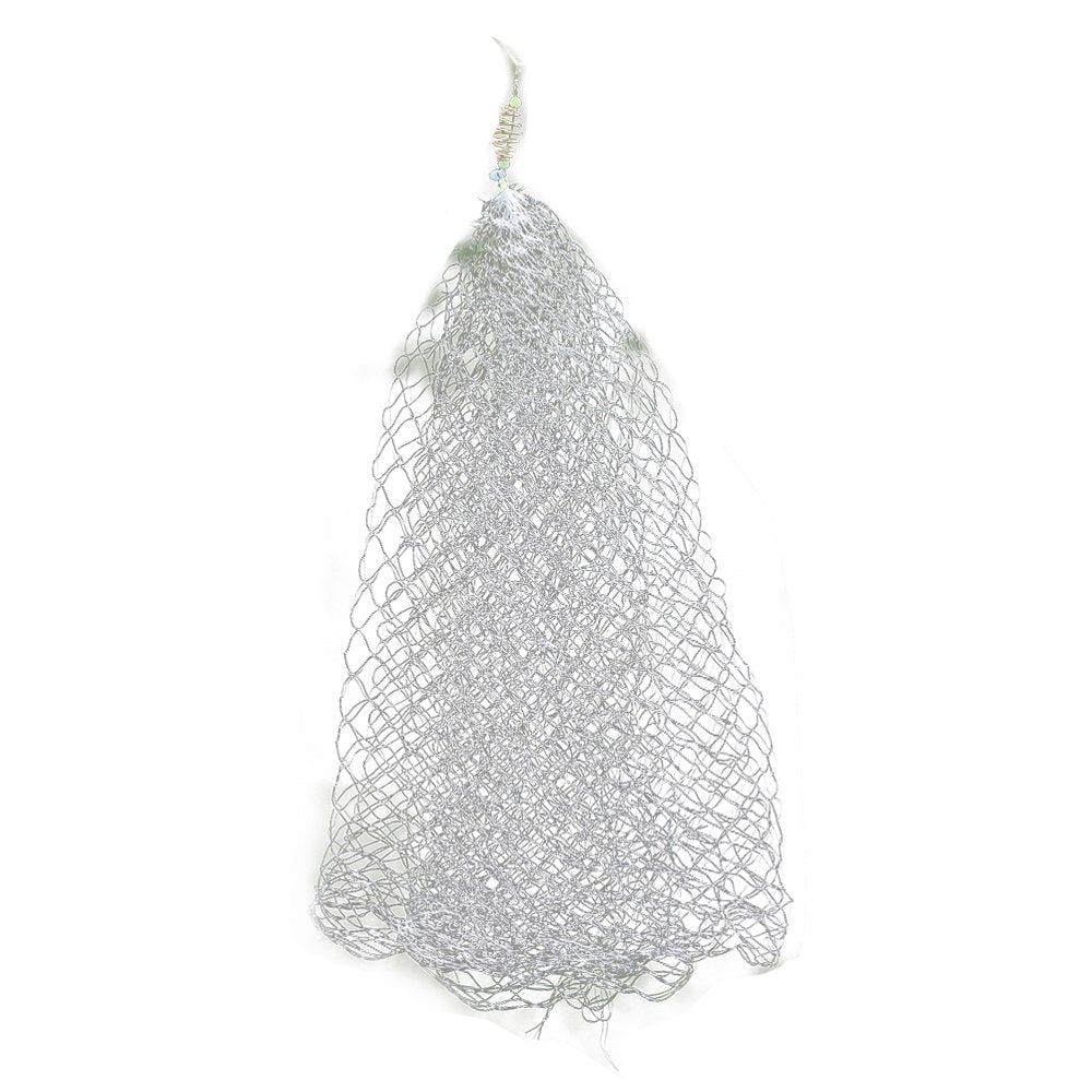 Replacement Net Fishing Cast Net Bait Trap Fishing Rod Casting Net (Mesh Hole Width 62Mm)