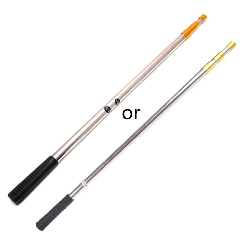 1.5/1.7/1.9M Head Ring Prong Harpoon Spear Rod Fish Dip Net Telescopic Bar Pole