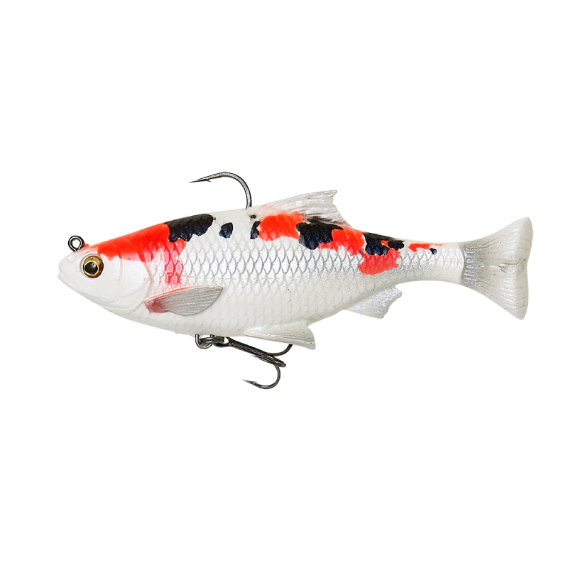 Savage Gear 3D Pulse Tail Roach Koi ready to fish