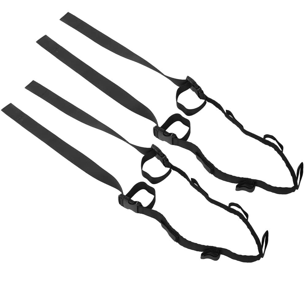 ANGGREK 2Pcs Car Quality Heavy Duty Fishing Rod Carrier Holder Rack Fixed Belt Accessory