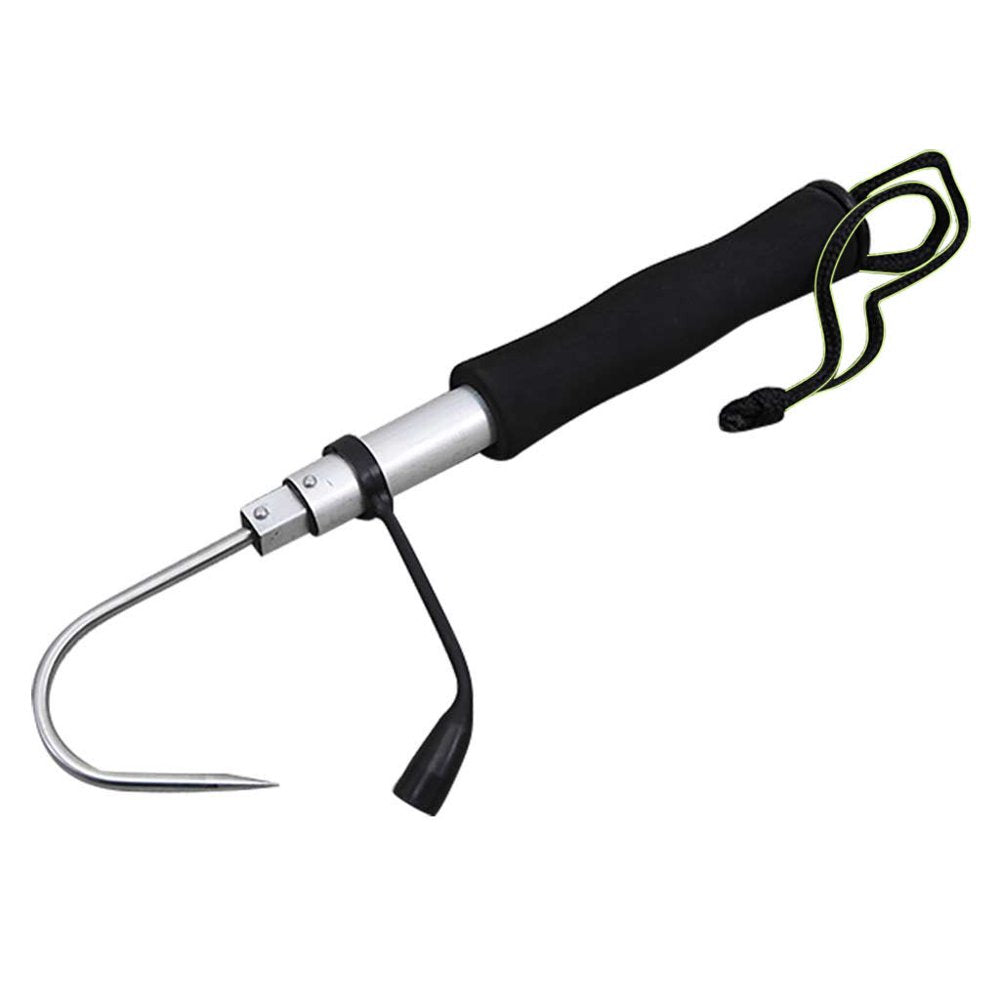 Kisingri Telescopic Retractable Fish Stainless Ice Sea Fishing Spear Tackle Hook