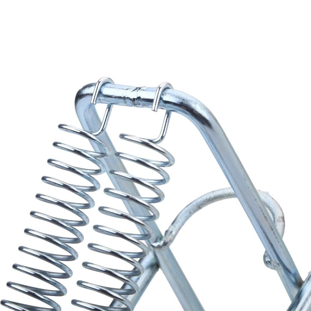 Higoodz Portable Fishing Rod Bracket Practical Dual Spring Fishing Pole Metal Holder Stand Accessory, Boat Fishing Support,Fishing Rod Holder