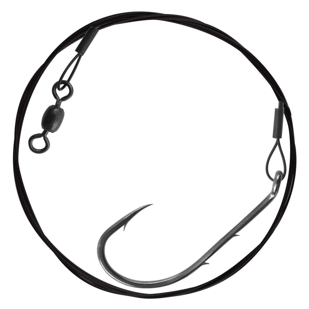 Hurricane Salt Tackle Bluefish Fishing Rig, 8/0 Hook, 80# X 18" Wire Leader, 2-Pack