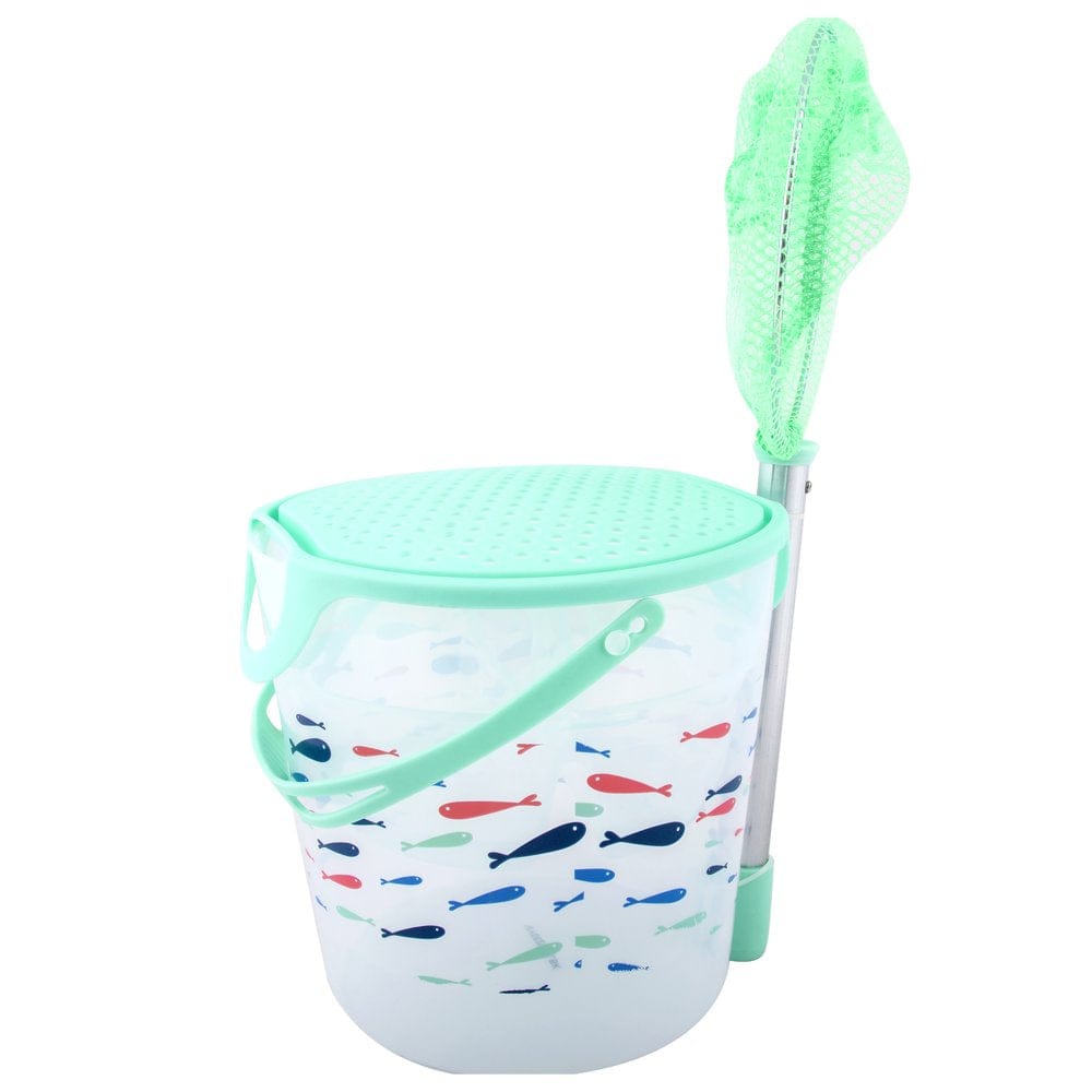 Ozark Trail Fish and Friends Discover Kit Net and Bucket, Green