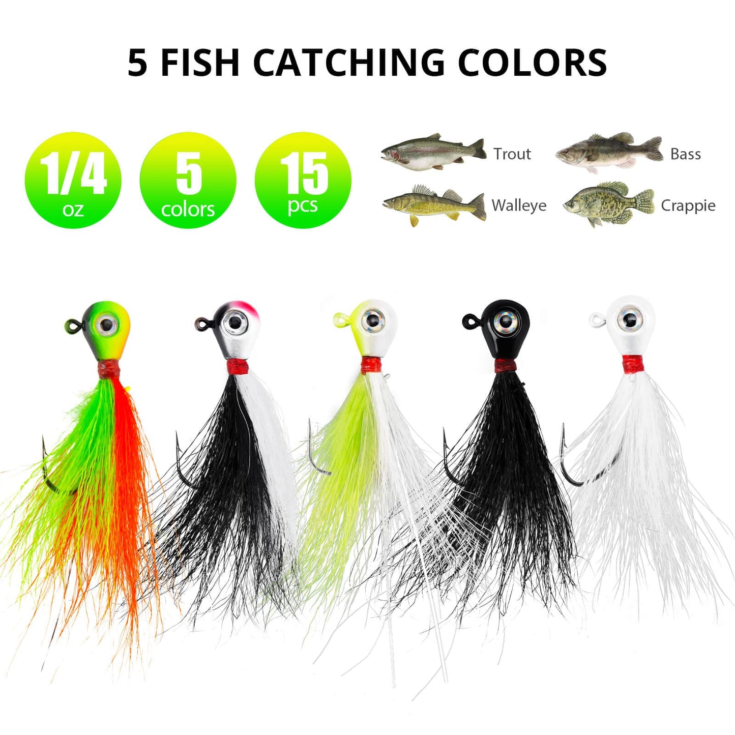 MadBite WideEye 15/28 Pack Jig Head Kits