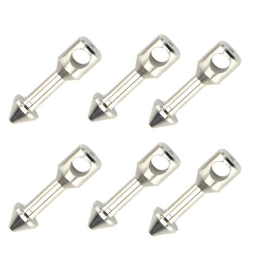 OOKWE 6Pcs Stainless Steel Spear Band Wishbone Nail Fish Fork for Spearfishing Scuba Diving Fishing Tackle Tool Pesca