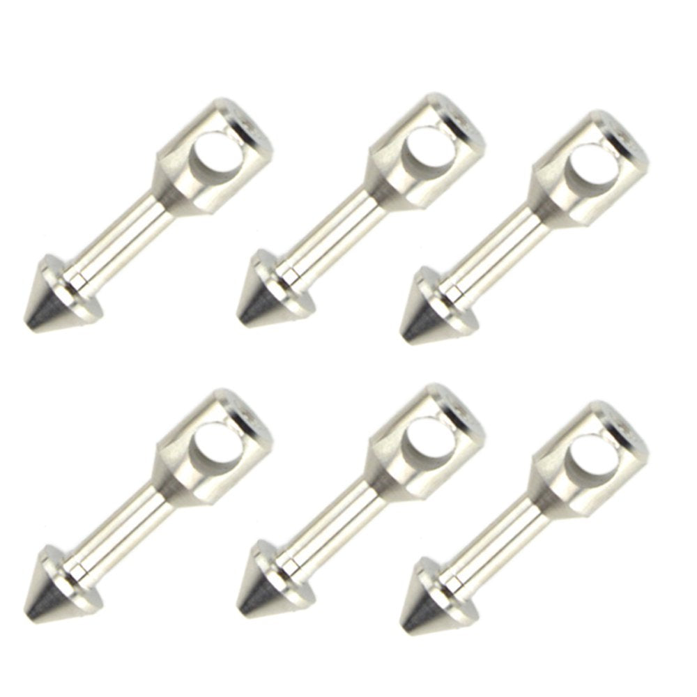 Sardfxul 6Pcs Fishing Spear Band Wishbone Nail Fish Fork Spearfishing Scuba Diving Fishing Tackle Stainless Steel Tool Accessory