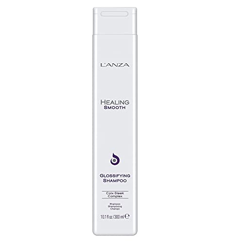L'ANZA Healing Smooth Glossifying Shampoo, Nourishes, Repairs, and Boosts Hair Shine and Strength for a Perfect Silky-Smooth, Frizz-free Look (33.8 Fl Oz)