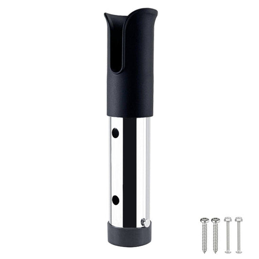 316 Stainless Steel Fishing Rod Tie Holder Portable Lightweight Fishing Rod Spinning Accessories Fish Rod Holder,Black