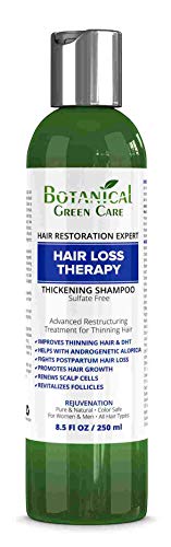 Botanical Green Care “Hair Loss Therapy” Anti-Thinning Shampoo, Thickening Shampoo for Thinning Hair, Hair Loss Shampoo, Thickening Products For Women & Men, Hair Growth Shampoo