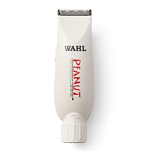 Wahl Professional - Peanut Cordless - Professional Beard Trimmer and Hair Clipper Kit - Adjustable Hair Cutting Tool with 4 Guide Combs - White
