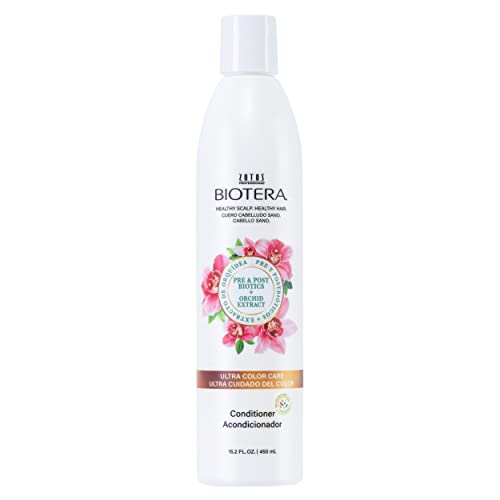 Biotera Ultra Color Care Conditioner | Prolongs Vivid Color-Treated Hair | Microbiome Friendly | Vegan & Cruelty Free | Paraben & Sulfate Free | Color-Safe | 15.2 Fl Oz