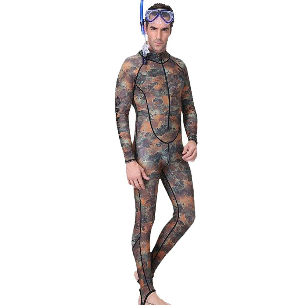 JNGSA New Men Camouflage Camo Wetsuit for Scuba Free Diving Spear Fishing Swimmin Clearance