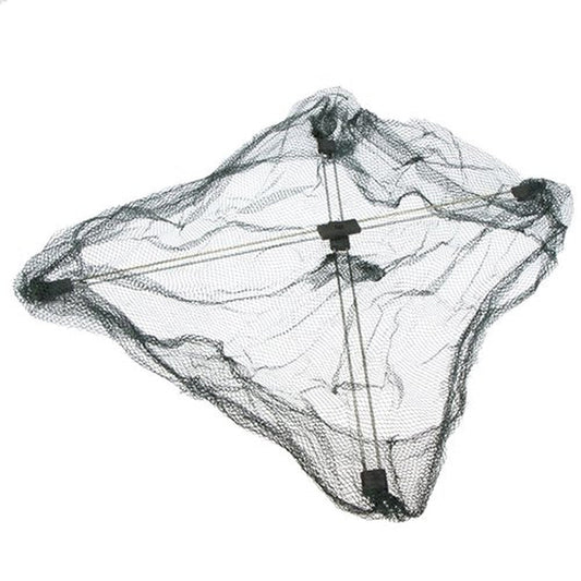 Lomubue Practical Fish Net Foldable Mesh Baits Trap Cast Crab Shrimp Cage Fishing Gadgets