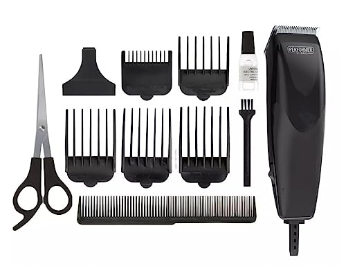 Performer by WAHL 11 Piece Haircutting Kit Set with Five Guide Combs