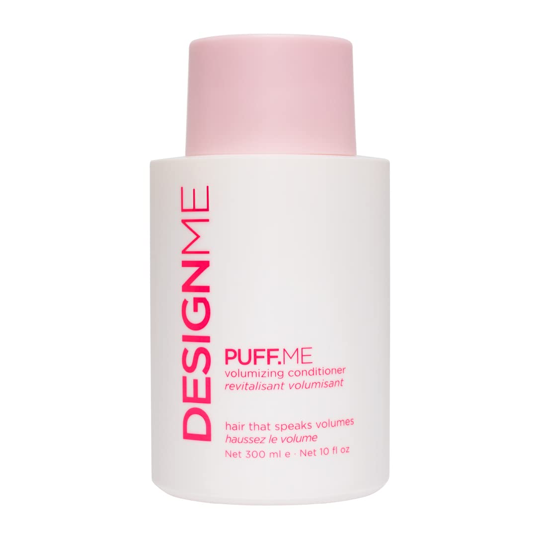 PUFF.ME Volumizing Conditioner by DESIGNME | Hydrating Conditioner with Sunflower Seed Oil for Hair Volume | Detangling Conditioner for Straight & Wavy Hair | Sulfate Free Conditioner, (10 Fl Oz)