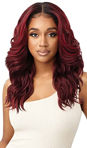 Outre Synthetic Melted Hairline HD Lace Front Wig - DIONE (Color:DRFF CHOCOLATE TOFFEE)