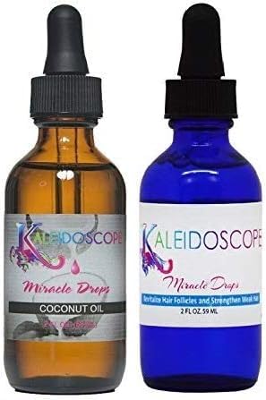 kaleidoscope Miracle Drops 2oz Combo Pack (COCONUT&REGULAR-BLUE)