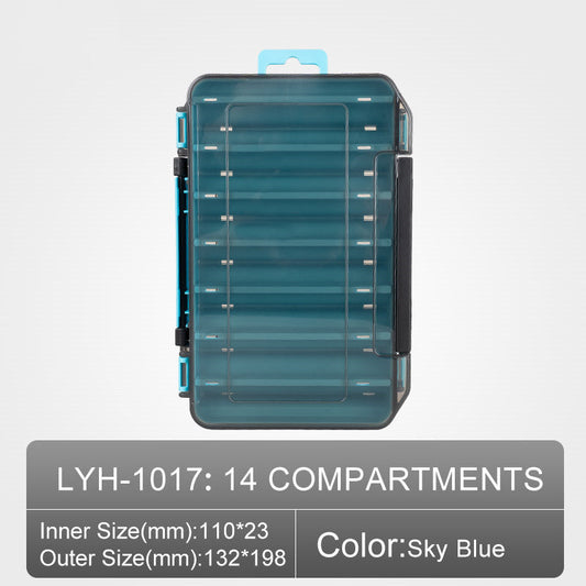 Multifunctional double-layer bait storage box - Blue Force Sports