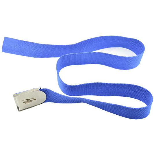 ADVEN Scuba Weight Belt with Stainless Steel Buckle Adjustable Webbing Spear Fishing Supplies Water Sports Replacement for Keep Diving Blue 59.05 Inch