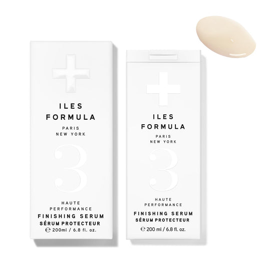 Iles Formula Haute Performance Finishing Serum – Style & Smooth Without Weighting Hair Down, Protects Hair from Heat, Humidity, UV Rays + Color Fade - 6.8 Fl Oz (200 ML)