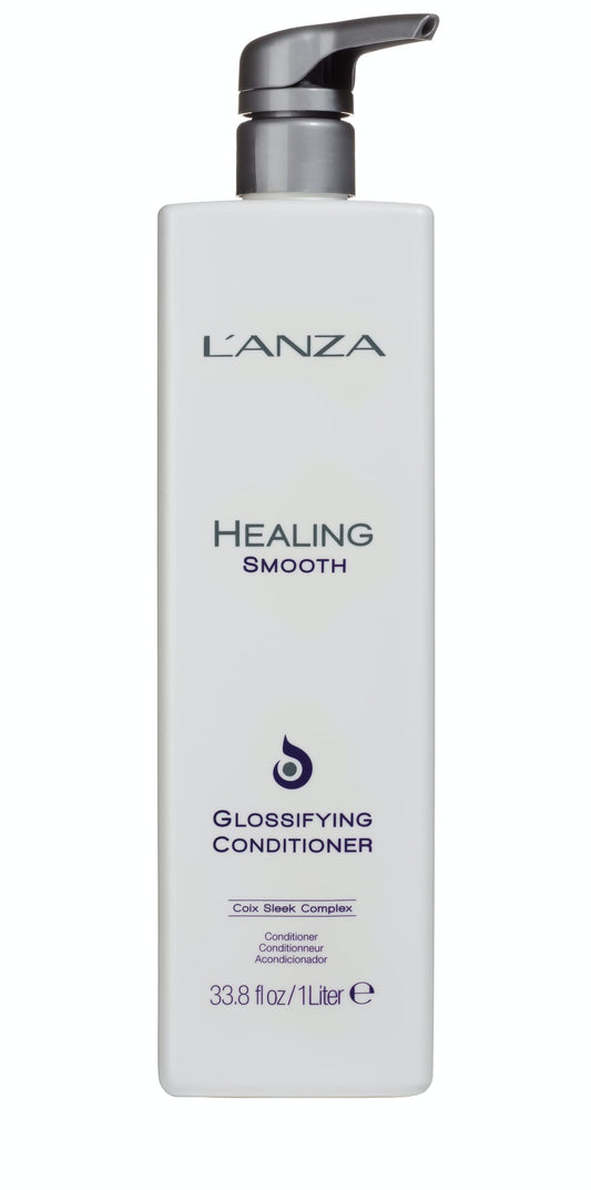 L'ANZA Healing Smooth Glossifying Conditioner, Nourishes, Repairs, and Boosts Hair Shine and Strength for a Perfect Silky-Smooth, Frizz-free Look (33.8 Fl Oz)