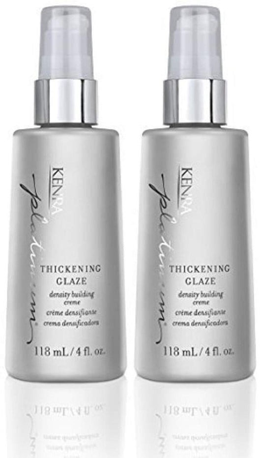 Kenra Platinum Thickening Glaze | Volumizing Styler | All Hair Types | 4 fl. Oz (2-Pack)
