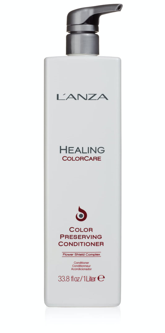L'ANZA Healing ColorCare Color Preserving Conditioner, for Color-Treated Hair, Protects and Refreshes Hair Color While Healing, Sulfate-free Formula (33.8 Fl Oz)