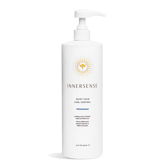 INNERSENSE Organic Beauty - Natural Quiet Calm Curl Control | Non-Toxic, Cruelty-Free, Clean Haircare (32oz)