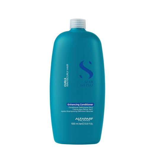 Alfaparf Milano Semi Di Lino Curls Enhancing Conditioner for Wavy and Curly Hair - Hydrates and Nourishes - Reduces Frizz - Protects Against Humidity - Vegan-Friendly Formula - 33.8 fl. oz.