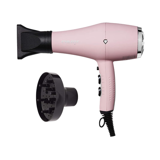 Eva NYC Spectrum Far-Infrared Hair Dryer, Ceramic Hair Dryer for Smooth, Frizz-Free Hair, Lightweight Hair Dryer with Diffuser and Concentrator, Hair Blow Dryer with Ionic and Tourmaline Technology