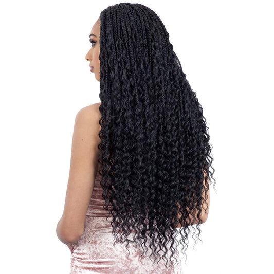 6 PACKS/LOT FreeTress Synthetic Hair Crochet Braids Boho Hippie Braid 22" (1)
