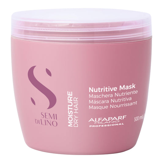 Alfaparf Milano Semi Di Lino Moisture Nutritive Mask for Dry Hair, 16.9 Fl Oz (Pack of 1)