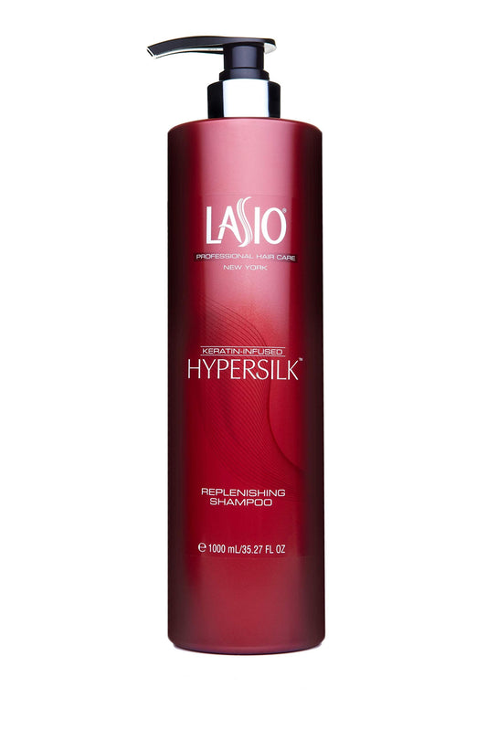 Lasio - Keratin-Infused HYPERSILK Replenishing Keratin Shampoo - 35.27 Fl. Oz - Repair, Restore & Redefine Hair Care Products - Keratin Shampoo Sulfate Free