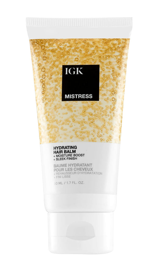 IGK MISTRESS Hydrating Hair Balm Travel | Lightweight + Frizz Control + Shine | Vegan + Cruelty Free | 1.7 Oz