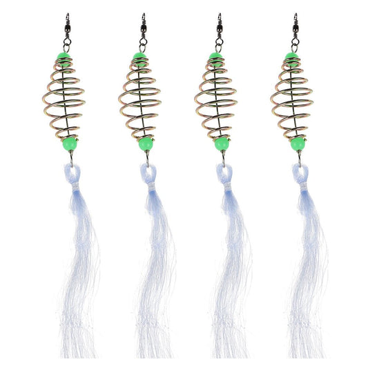 4Pcs Professional Fish Traps Wear-Resistant Fishing Meshes Convenient Fishing Traps