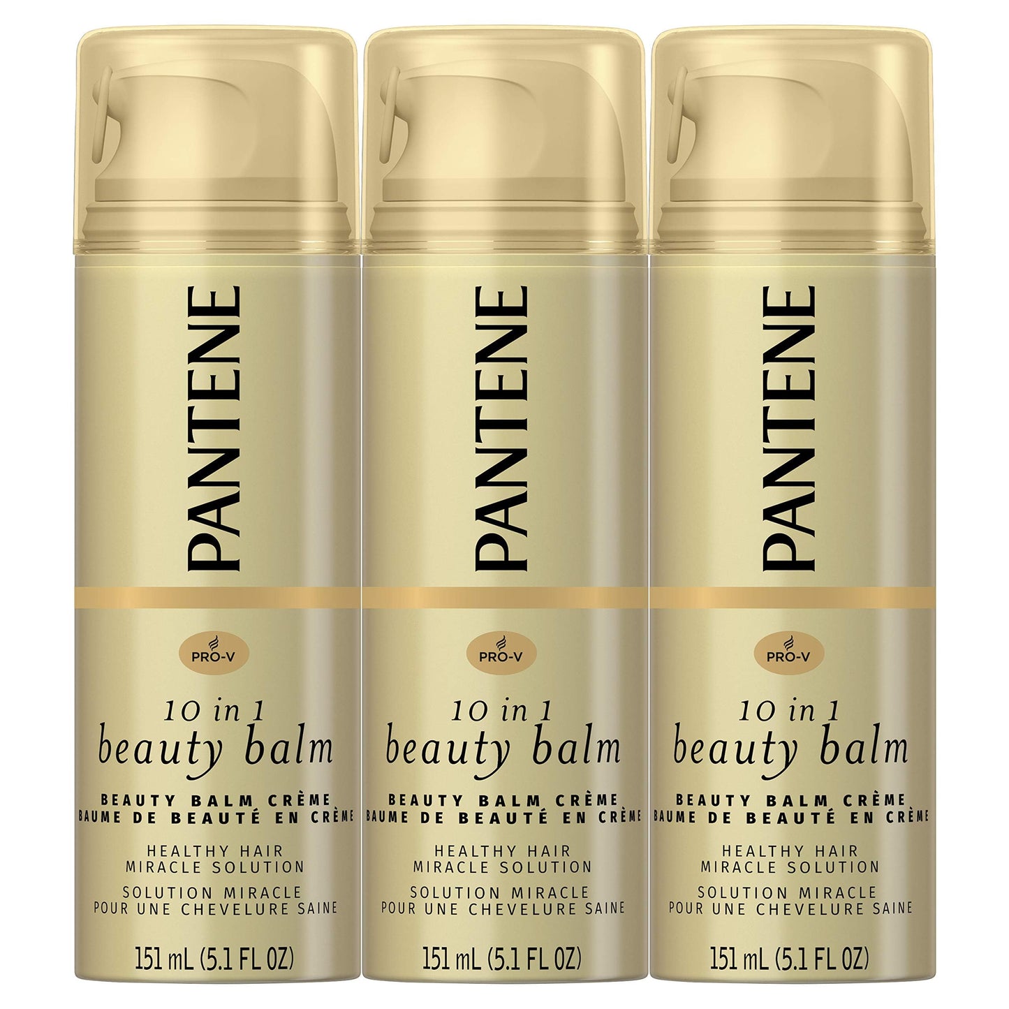 Pantene, Beauty Balm, Softness, Strength and Shines, Pro-V , 5.1 Fl Oz (Pack of 3)