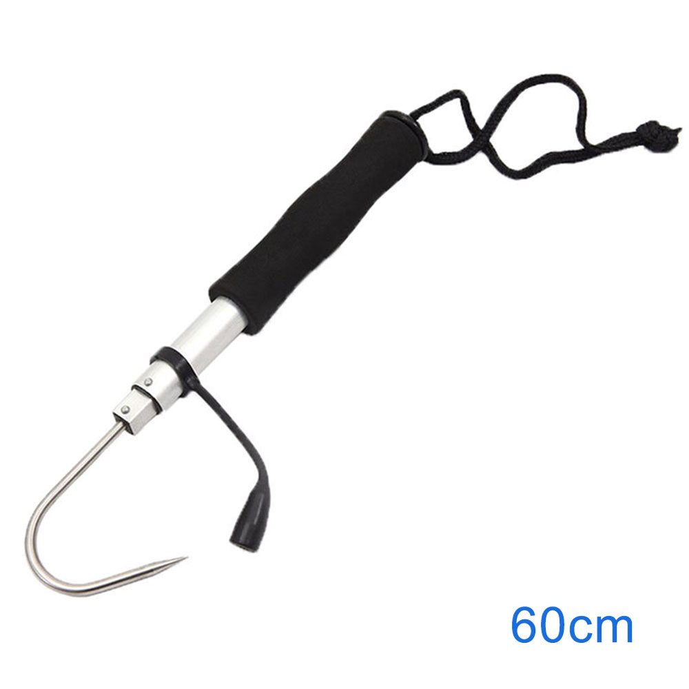 Alextreme Ice Fishing Gaff Hook Telescopic Fish Gaff Stainless Fishing Spear Hook Hand Gaffs New Fishing Supplies